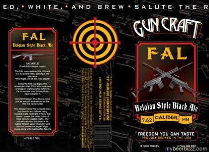 2nd Amendment Brewery – Gun Craft Fal Belgian-STyle Black Ale 16oz Cans