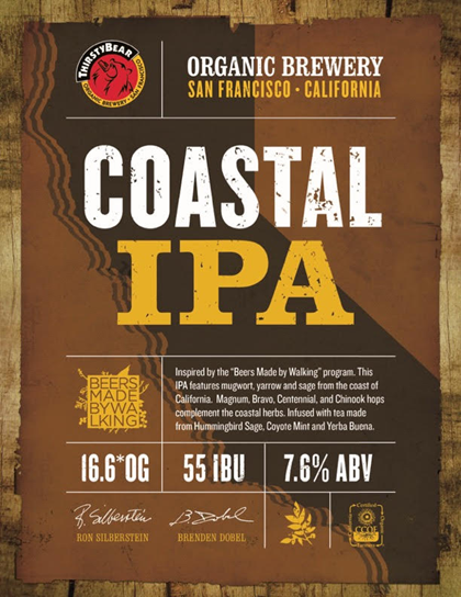ThirstyBear & Beers Made By Walking Collaborate for The Release of COASTAL IPA