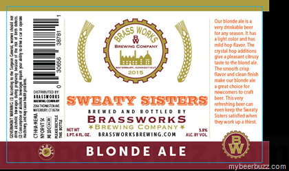 Brass Works Brewing – Sweaty Sisters Blonde Ale