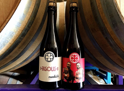 Monkish Brewing Releasing Bisous & Brett Heart Bottles