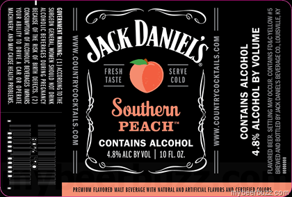 Jack Daniel’s – Southern Peach Flavored Malt Beverage