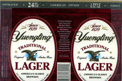 Yuengling Updates 24oz & 12oz Lager Cans