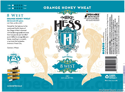 Mike Hess Brewing – 8 West Orange Honey Wheat, Claritas, Habitus, Steel Beach, 4:59, Grapefruit Solis, Tangerine A-Fair, Into The Sunset & Solis Cans