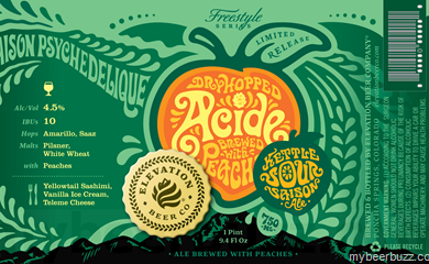 Elevation Brewing – Peach Acide 750ml Bottles