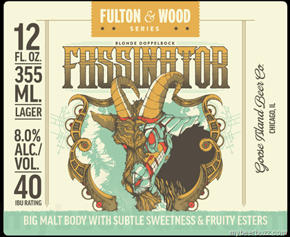 Goose Island Fulton & Wood – Fassinator Blonde Doppelbock Bottles
