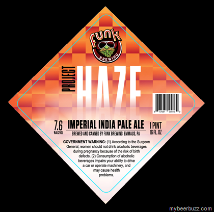 Funk Brewing – Project Haze IIPA 16oz Cans