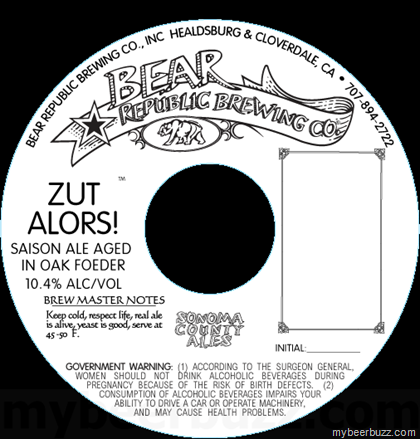 Bear Republic – Zut Alors!