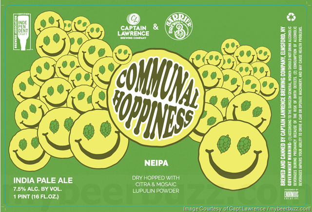 Captain Lawrence & Barrier Brewing Collaborate On Communal Hoppiness Cans / Smoothie Dreams / Soft Swerve