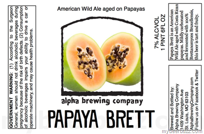 Alpha Brewing – Papaya Brett & Muscovy Bottles