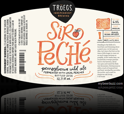 Troegs Splinter Series – Sir Peché Pennsylvania Wild Ale Bottles
