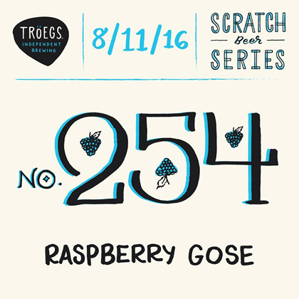 Troegs Releasing Scratch # 254 Raspberry Gose & #252 Rye Ale Today