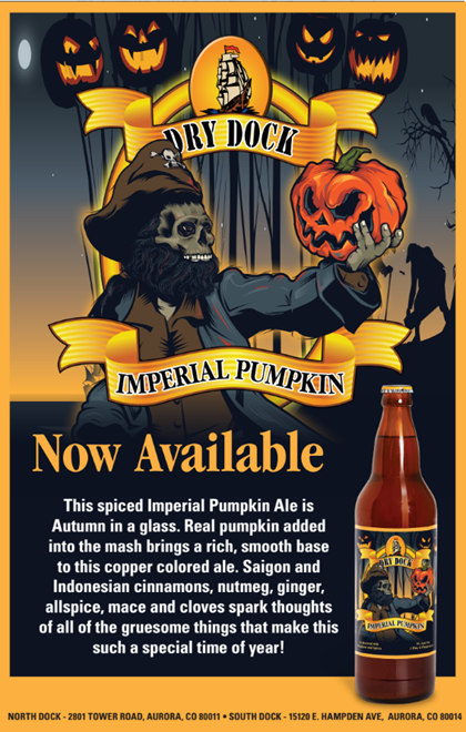 Dry Dock Releases 2016 Imperial Pumpkin Ale