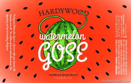 Hardywood Watermelon Gose Returns 8/5