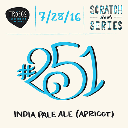 Troegs Releases Scratch # 251 IPA (Apricot) Today