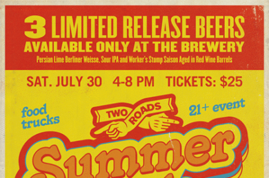 Three Unique Funky Beers to be Poured Only at Two Roads Summer Funk Fest