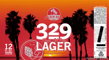 Golden Road – 329 Days Of Sun Lager 12oz cans