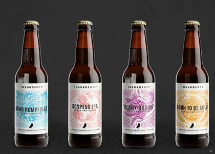 Insurgente – Sospesso IPA, Búho Rompeolas, Born to be Mild & Berry Brown
