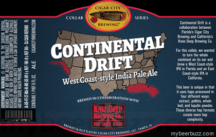 Cigar City & Knee Deep Brewing Collaborate On Continental Drift