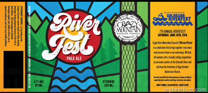 Crazy Mountain – River Fest Pale Ale