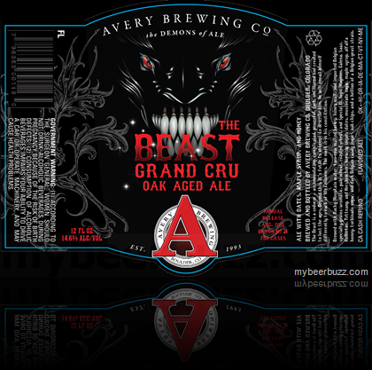 Avery – 2016 The Beast Grand Cru Oak Aged Ale