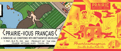 Prairie Artisan Ales Releasing Prairie Vous Francais & Phantasmagoria Bottles