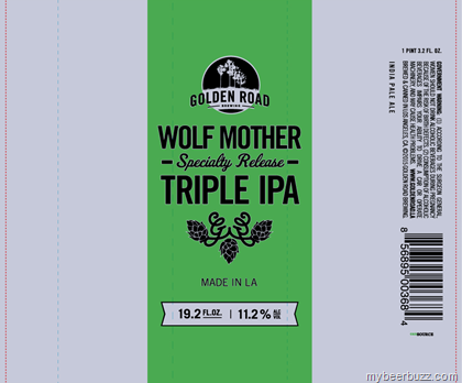 Golden Road – Wolf Mother Triple IPA Coming To 19.2oz Cans