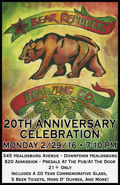 Bear Republic Celebrates 20-Years On 2/29