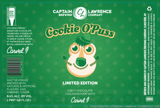 Captain Lawrence & Carvel Ice Cream Collaborate On Cookie O’Puss & Cookie Puss