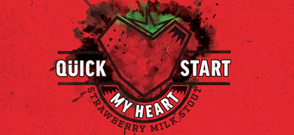 DuClaw Quick Start My Heart Strawberry Milk Stout Coming 2/3