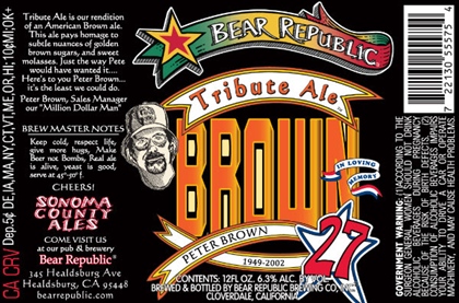 Bear Republic Peter Brown Tribute Ale Coming In Feb