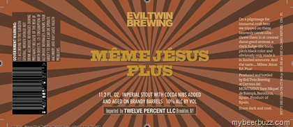 Evil Twin – Meme Jesus Plus Bottles & Even More Jesus 16oz Cans