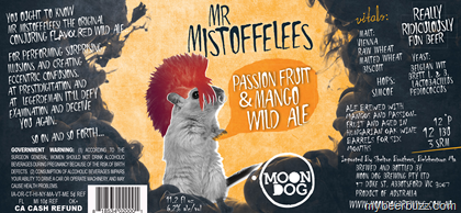 Moon Dog Brewing – Mr. Mistoffelees Passiob Fruit & Mango Wild Ale