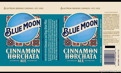 Blue Moon Updates Cinnamon Horchata Ale Cans & Bottles