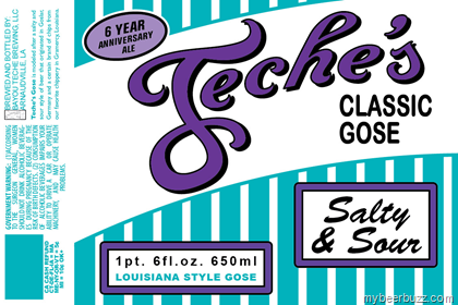 Bayou Teche – Teche’s Classic Gose 6th Anniversary Ale