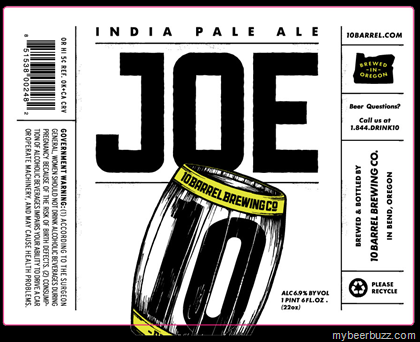 10-Barrel Brewing – Joe IPA Bottles & Cans