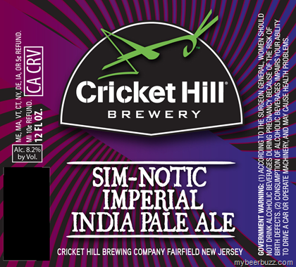 Cricket Hill – Sim-Notic, Bourbon Barleywine, Nocturne Chocolate Ale, Fractal Haze, Blonde Breakfast Ale & Imperial Porter