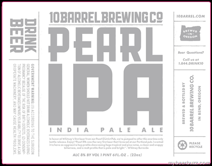 10 Barrel – Pearl IPA Bottles