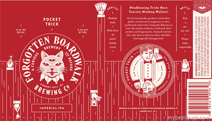 Forgotten Boardwalk – Pocket Trick Imperial IPA 12oz Cans