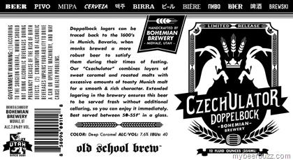 Bohemian Brewery – CzechUlator Doppelbock 12oz Cans