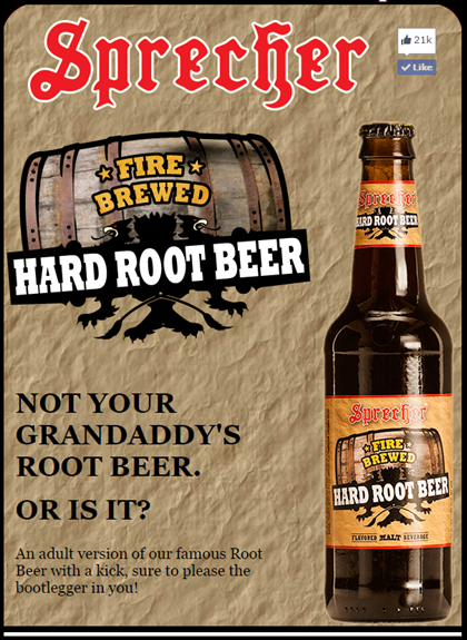 Smalltown Brewery Suing Sprecher Over “Not Your Grandaddy’s Root Beer”
