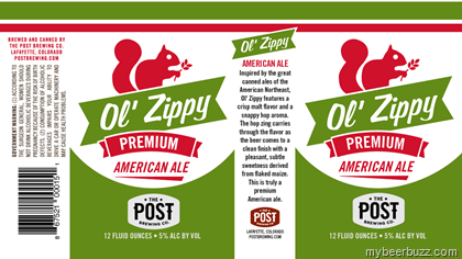 The Post Brewing – Ol’ Zippy Premium American Ale 12oz Cans