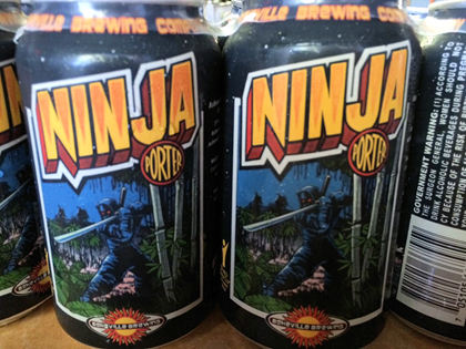 Asheville Brewing – Ninja Porter Cans Coming Next Week