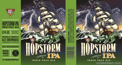 BJ’s Brewhouse – Hopstorm IPA, Jeremiah Red, Committed DIPA & Brewhouse Blonde 12oz Cans