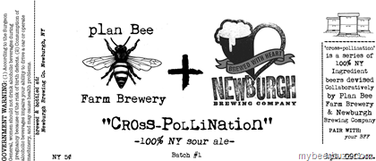 Plan Bee / Newburgh Brewing – Cross-Pollination # 1 NY Sour Ale