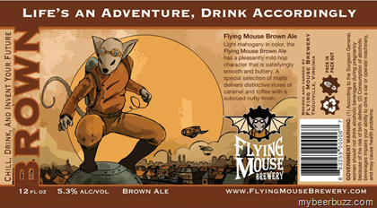 Flying Mouse Brewery – Brown Ale 12oz Cans