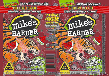 Mike’s Harder – Tiger’s Blood Collectible 16oz Cans