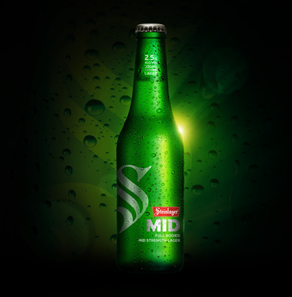 Steinlager Mid New Packaging