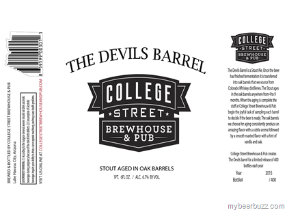 College Street Brewhouse – The Devils Barrel Stout & The Toy Maker
