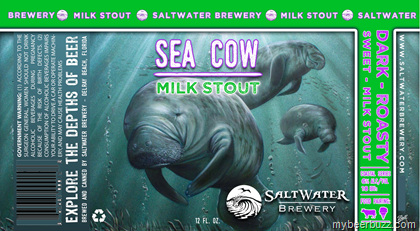 Saltwater Brewery – Sea Cow Milk Stout & Wheat Wave 12oz Cans