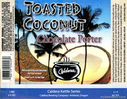 Caldera – Toasted Coconut Chocolate Porter